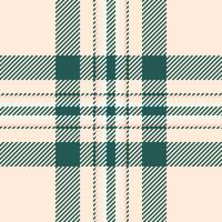 Elegant peach and teal plaid pattern. Perfect for textile design, fashion, home decor, or website backgrounds. Subtle texture adds visual interest. vector