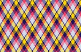 Vibrant diagonal plaid pattern in a bold color palette. Perfect for textile design, fashion, websites, or branding projects seeking a modern and energetic aesthetic. vector