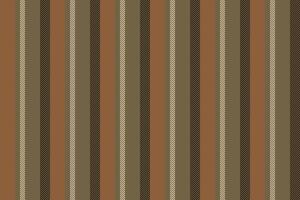 60s textile texture background, individuality fabric pattern vertical. Multicolored lines stripe seamless in amber and orange colors. vector