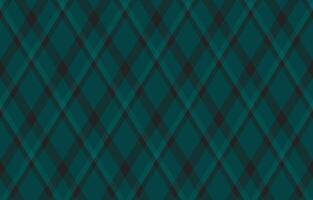 Sophisticated teal and dark green diamond plaid pattern. Perfect for textile design, website backgrounds, or any project needing a touch of elegant texture. vector
