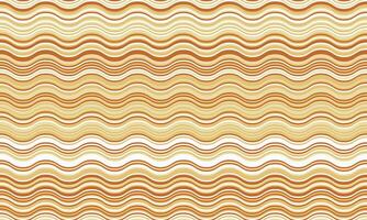 Seamless wavy lines pattern in warm earth tones. Perfect for backgrounds, textile designs, or website banners. Evokes feelings of warmth, comfort, and natural flow. vector
