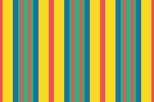 Vcratched background lines textile, bed stripe seamless. Dilk texture fabric pattern vertical in red and mint colors. vector