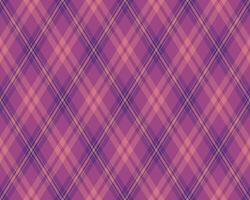 Elegant diagonal plaid pattern in soft pink and purple hues. Perfect for textile design, backgrounds, website design, or fashion projects. vector