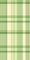 Factory tartan check, nature background texture textile. Trim pattern plaid seamless fabric in green and light colors. vector