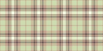 Subtle pastel plaid pattern in soft greens, browns, and creams. Ideal for textile design, website backgrounds, or crafting projects. Evokes feelings of calmness and understated elegance. vector