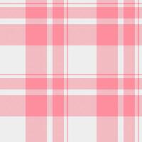 Pink and white plaid pattern. A classic design evoking tradition and warmth, suitable for backgrounds, textiles, or festive projects. Versatile, clean and appealing. vector