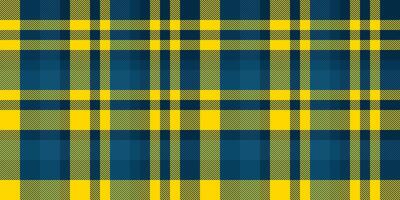 Vibrant yellow and teal plaid pattern. Perfect for textile design, website backgrounds, or fashion projects. vector