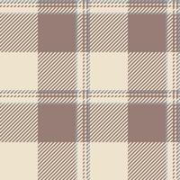 Elegant neutral plaid pattern, featuring beige and taupe tones. Perfect for textile design, website backgrounds, or branding. vector