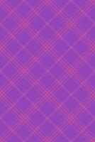 Vibrant purple and coral diagonal plaid pattern. Perfect for textile design, fashion, website backgrounds, or any project needing a modern, geometric texture. vector