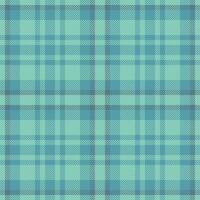 Serene teal and blue plaid pattern. Perfect for textile design, website backgrounds, or crafting projects. Subtle herringbone texture adds visual interest. vector