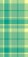Picnic blanket fabric background texture, winter seamless pattern tartan. National plaid check textile in green and teal colors. vector