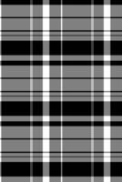 Sleek black, white, and grey plaid pattern. Perfect for website backgrounds, textile design, or modern branding. vector