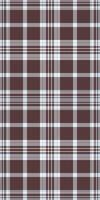 Elegant brown and white plaid pattern. Perfect for textile design, fashion, website backgrounds, or any project needing a classic, sophisticated texture. vector
