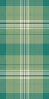 Manufacturing seamless texture textile, repetitive plaid fabric. Repeating pattern background tartan check in pastel and teal colors. vector