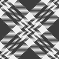 Stylish black and white plaid pattern. Perfect for textile design, apparel, or website backgrounds. vector