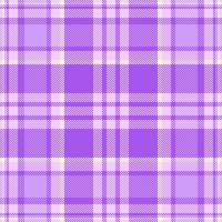 Seamless plaid pattern with purple tones. Versatile for textile design, backgrounds, and creative projects. Classic, stylish, and visually appealing. vector