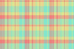 Royal texture background fabric, template plaid textile. Blanket check tartan pattern seamless in teal and lime colors. vector