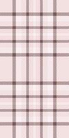 Elegant pink and brown plaid pattern. Perfect for textile design, fashion, websites, or packaging. Subtle texture and soft color palette create a calming, sophisticated aesthetic. vector