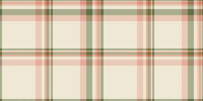 Elegant pastel plaid pattern in soft peach, cream, and olive green. Ideal for textile design, fashion, home decor, and website backgrounds. vector