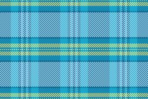 Free pattern texture seamless, scottish plaid background check. Design tartan textile fabric in cyan and yellow colors. vector