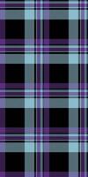 Net texture textile , decorative fabric tartan background. Ethnic plaid check pattern seamless in black and cyan colors. vector