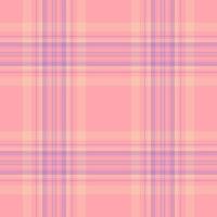 Soft pastel plaid pattern in pink, lavender and cream. A versatile background for textiles, design projects, branding, or adding a touch of cozy warmth. vector