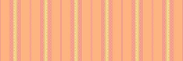 Fomfortable background texture lines, ethnic textile fabric seamless. Carment pattern stripe vertical in orange and red colors. vector