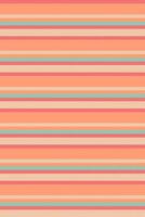 Vibrant horizontal stripes in peach, coral, and mint create a cheerful, summery pattern. vector
