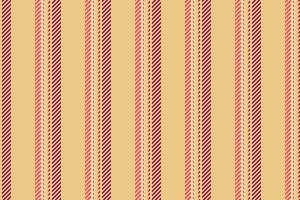 Sbstraction fabric pattern background, soft texture textile stripe. Frand lines vertical seamless in amber and pink colors. vector