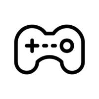Simple line icon of a game controller or gamepad equipment vector