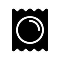 Sealed packet containing a circular protective barrier item vector