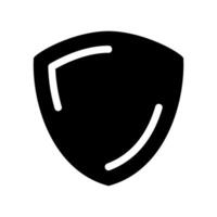 Security shield icon representing protection and safety symbol vector