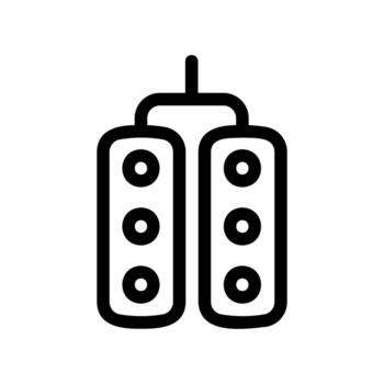 Outline racing lights signal tree sequence indicator competition starting device clearly vector