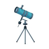Modern Telescope Optical Device, Astronomy Science Magnifying Equipment Illustration vector