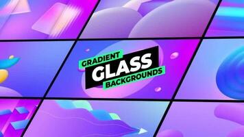 gradiente vidro fundos motion_graphic