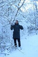 In a Winter Wonderland Finding Serenity in an Enchanting Snowy Landscape This Season photo