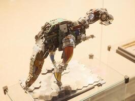 An innovative model of a robotic dinosaur that captures the imagination of both children and adults photo