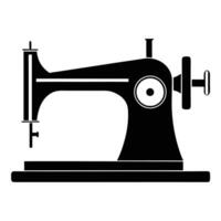 Retro Sewing Machine Icon Timeless Crafting Design vector