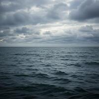 A view of the ocean from a boat photo