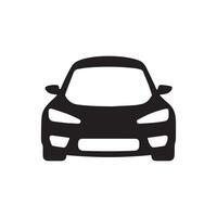 Black Car Icon for Clean and Stylish User Interfaces vector