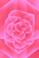 Vertical bright pink background with heart shaped abstract elements for Valentine's Day cards, banners, posters, and websites. Backdrop illustration. vector