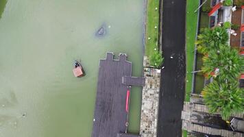 Aerial Perspective of Riverside Resort Amenities and Surrounding Scenery video