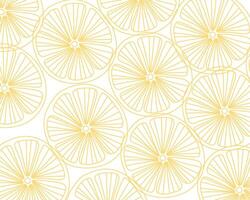 Lemonade citrus sliced fruit pattern background texture lemon layout banner fabric textile design packaging print art editable vector