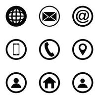 Communication symbols graphic design. vector