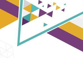 a colorful geometric pattern cover design with triangles and triangles vector