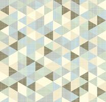 Geometric triangles pattern with stripes vector