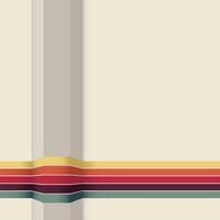 Minimalist abstract background with colorful stripes vector