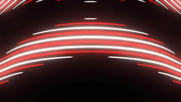 Red and White Abstract Neon Vertical Lines Show Background VJ Loop in 4K video