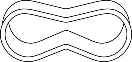 illustration geometric couch scratching post for domestic cats, simple linear icons, doodle and sketch style, hand-drawn, isolated on a white background vector