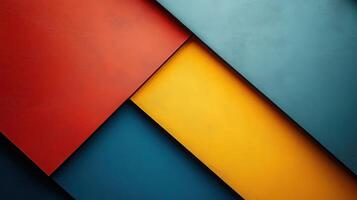Abstract colorful geometric shapes background design photo